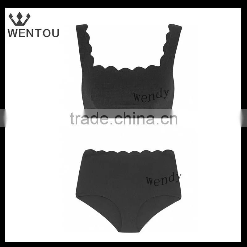 Wholesale women sexy Scalloped Bikini