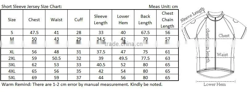 BEROY China Custom Bicycle Jersey Set Mens, Short Sleeve Trek Activewear