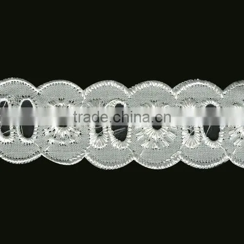 brand new embroidery cotton lace tc lace