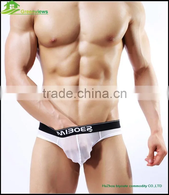 OEM service supported gay men thong pouch sexy men underwear sexy gay men underwear factory empty briefs gay underwear
