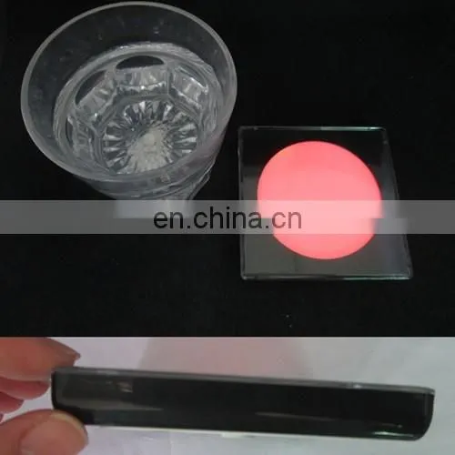 Color Changing LED Light Drink coaster for bottle