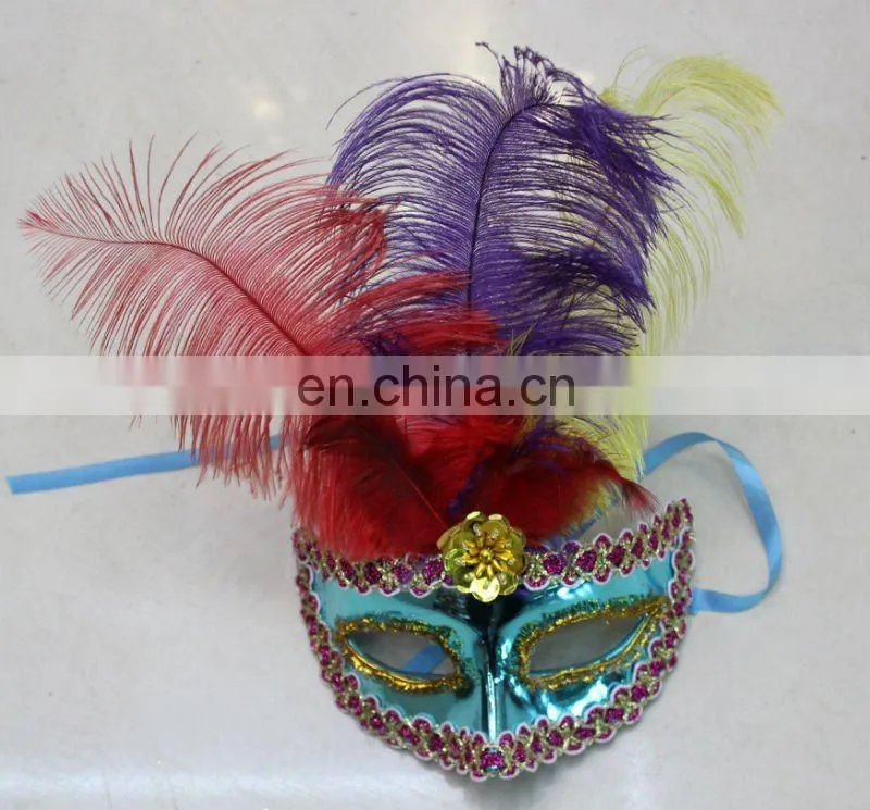 goose feather mask