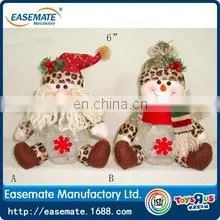 Newest Christmas toys Elderly snowman candy bottle for wholesale