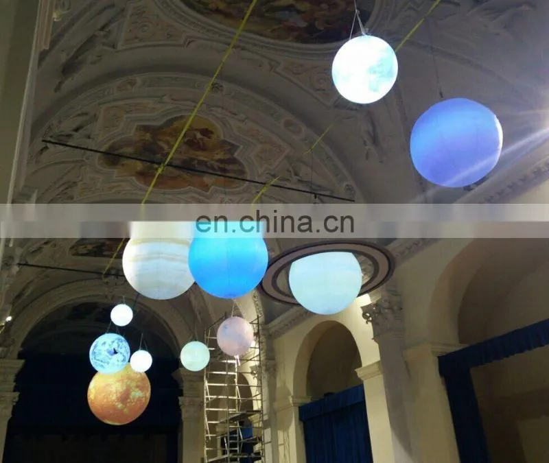 PVC Inflatable Tripod Light Balloon , Stand Inflatabel Led Balloon , Flashing LED Light Up Balloons