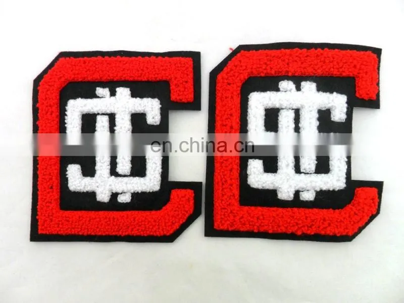 2016 chenille embroidery badge, manufacturer embroidery patch
