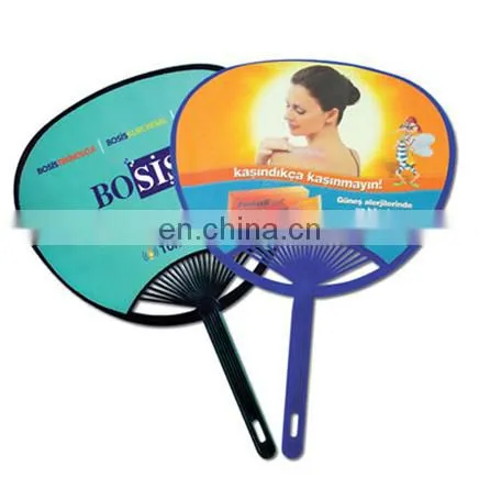 brand names customized plastic decorating hand fan