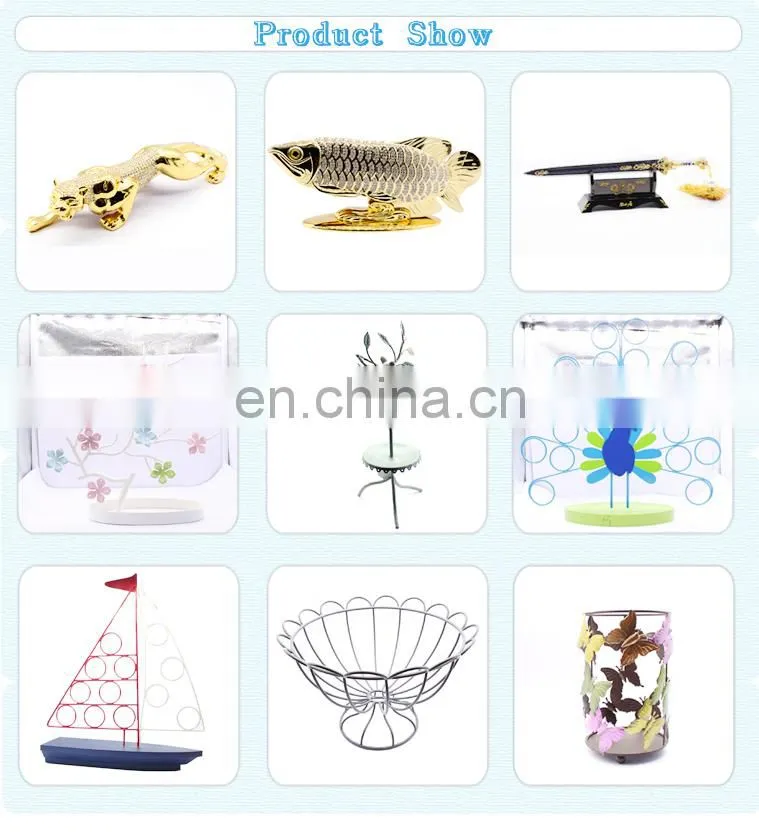 Wholesale Inexpensive Products China Supplier Handmade Metal Flowers Tree Craft Sculpture