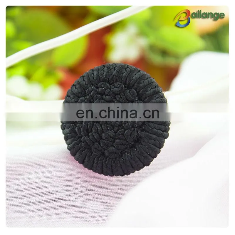 China handmade beaded accessories black cute buttons
