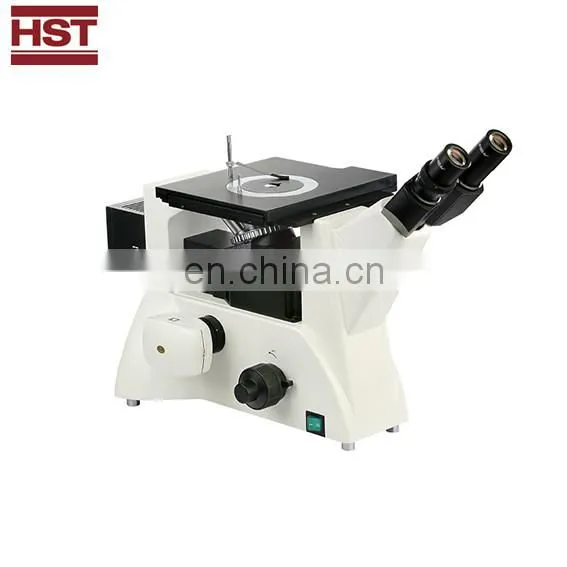 HST5000 Trinocular Inverted Metallurgical Microscope With Polarizing