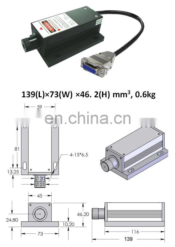 Narrow spectral line width 600mW 785nm Laser for spectrum analysis