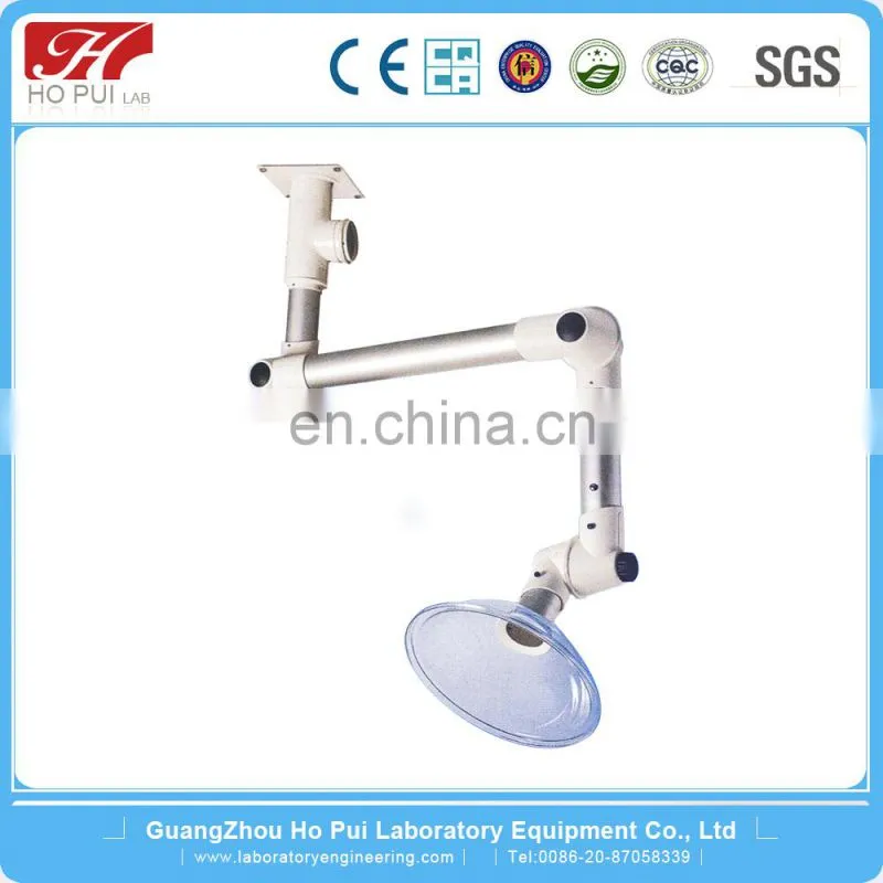 exhaust hood arm hood Wall Mounted Lab Fittings 3 Joint Fume Exhaust
