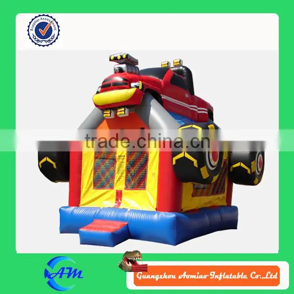 Car play inflatable bouncer castle commercial inflatable bouncer for sale