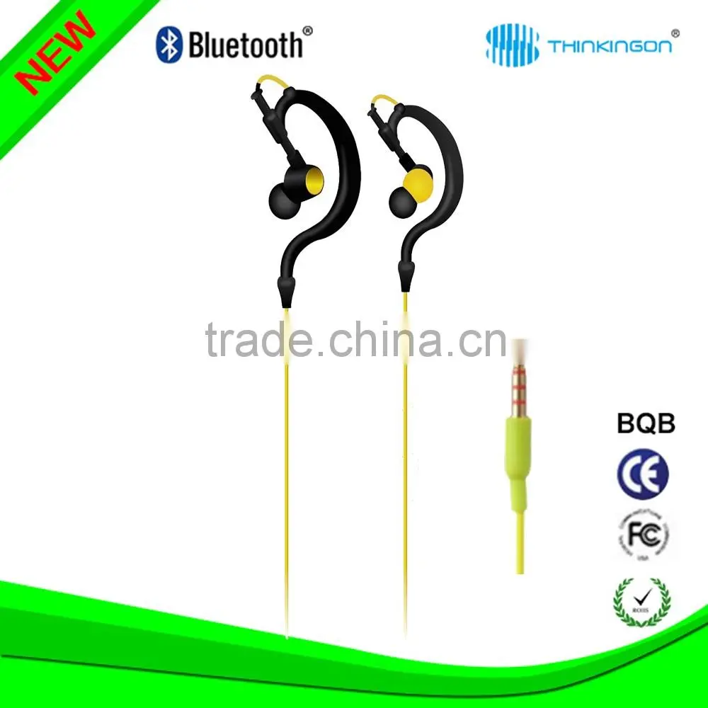 Sport Cheap Wired Headphone with Ear hook Design and 3.5MM plug