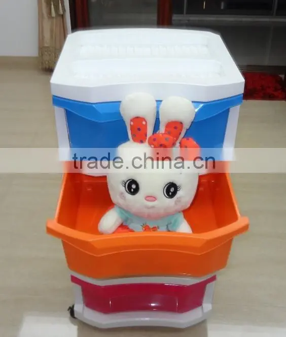 4 tier removable plastic storage drawer, plastic storage cabinet