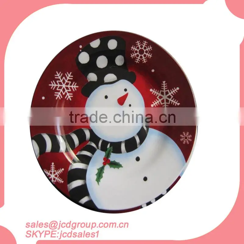 New Design Christmas Ceramic Plates Wholesale