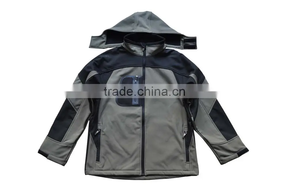 Man softshell jacket outdoor clothing