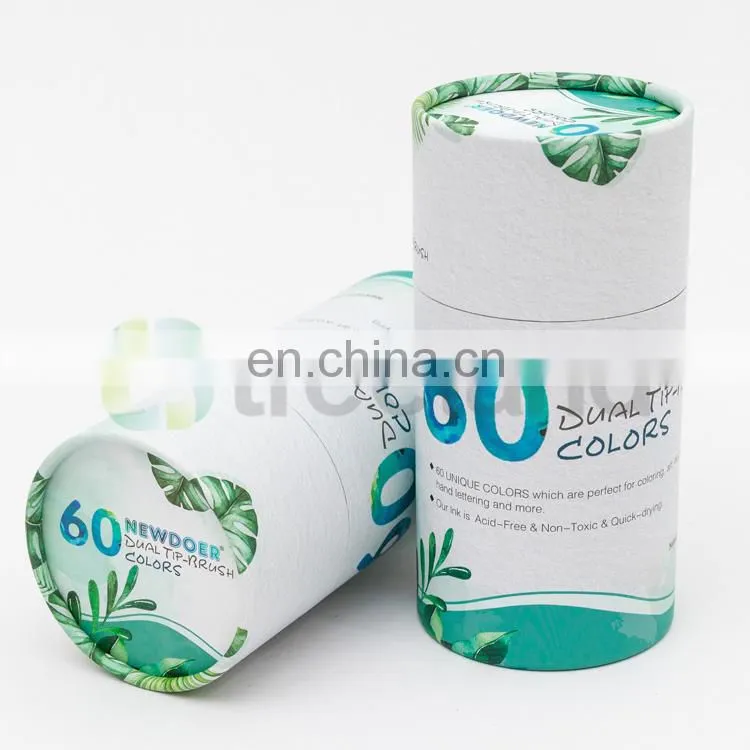Custom Printed Carton Cylindrical Boxes cajas cilindricas de carton