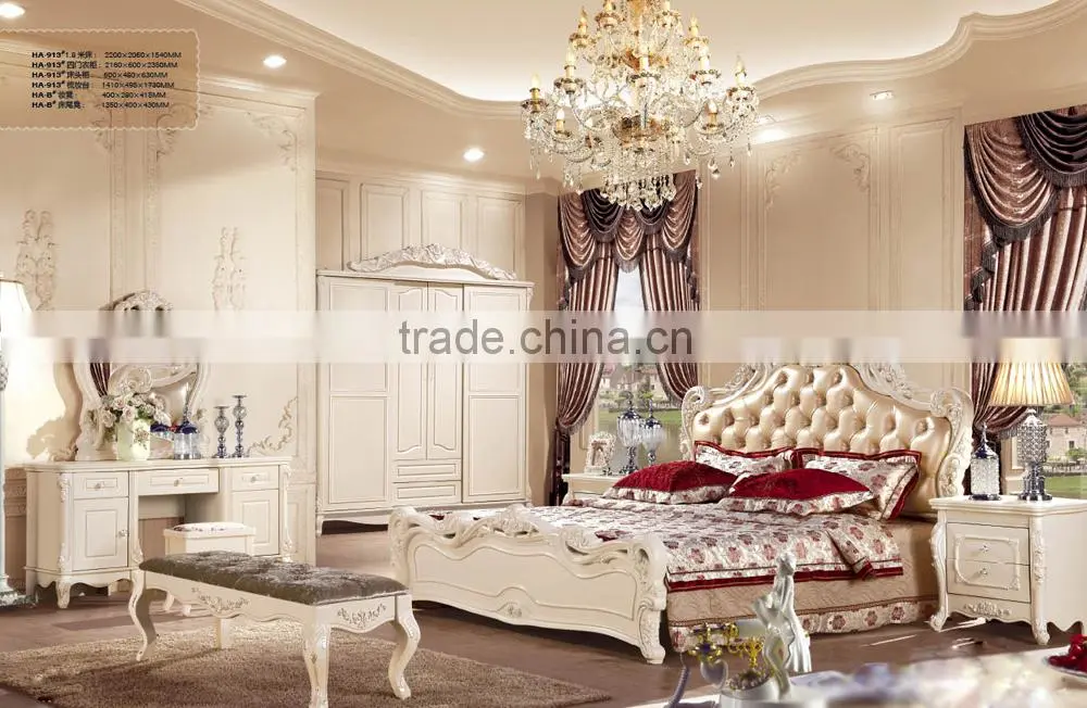 antique reproduction french furniture-French classic bed-french provincial bed