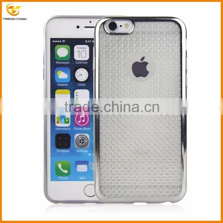 alibaba express luxury slim electroplating tpu case cover for iphone 6