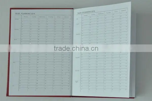 2014 daily hardcover notebook page a day Calendar Pad Pro