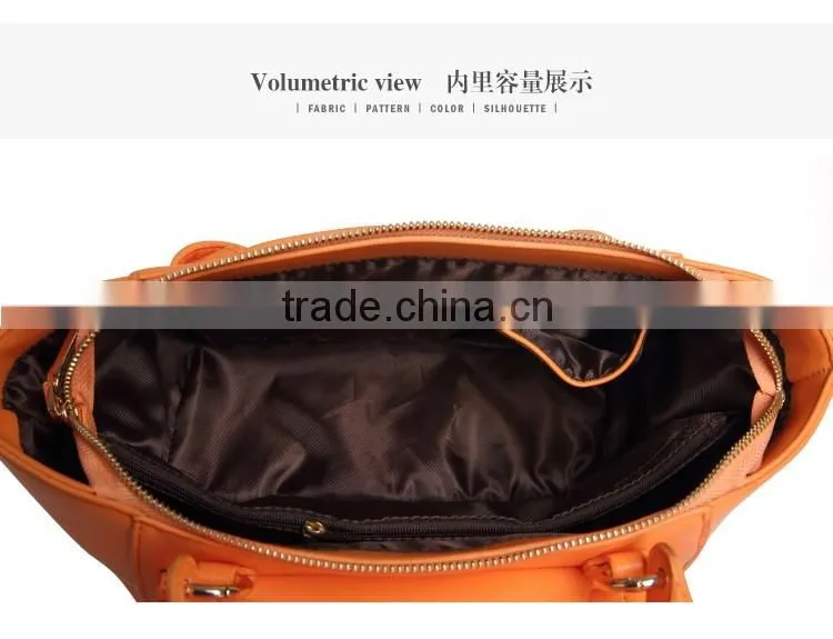 2016 Guangzhou New Fashion Genuine Nappa Leather PU leather Belt Bags Shoulder Bag Handbag for woman