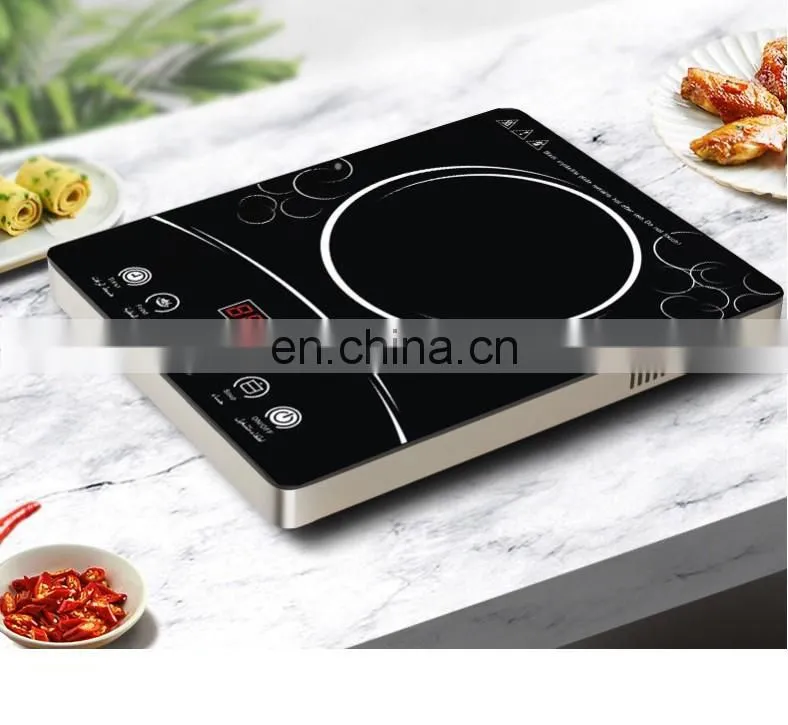 110v/220v infrared cooker 2000W touch control black color easy to operate rice soup milk hotpot rice keep warm function