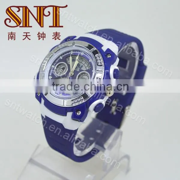 Hot sale watch analogue-digital watch with PU band