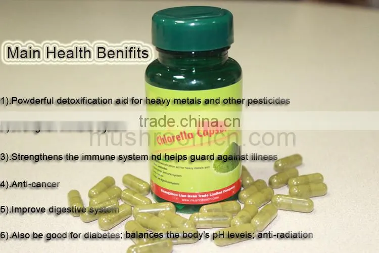 Health Chlorella Benefits Capsules Cure