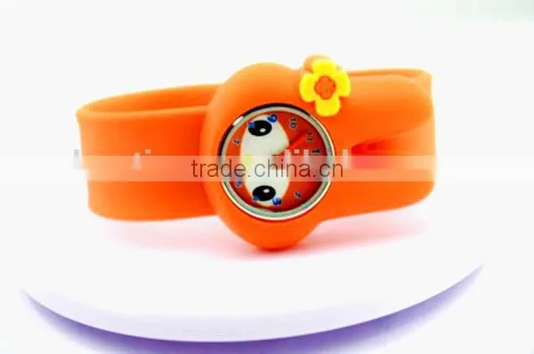 cartoon rabbit design slap watch cheap wholesale kids slap watches silicone slap watch