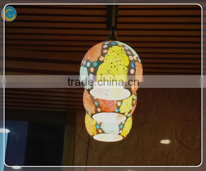 china hanging mosaic lamp