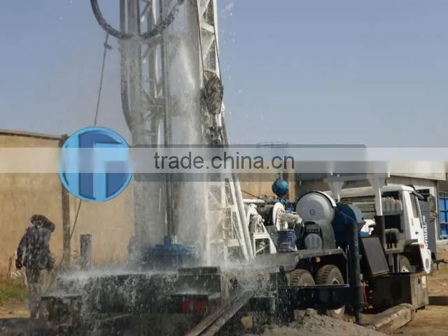 Strong powerful!HFT350B truck mounted hydraulic multi-function drilling rig
