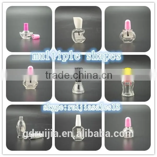 double nail polish bottle 12ml nail polish glass bottles