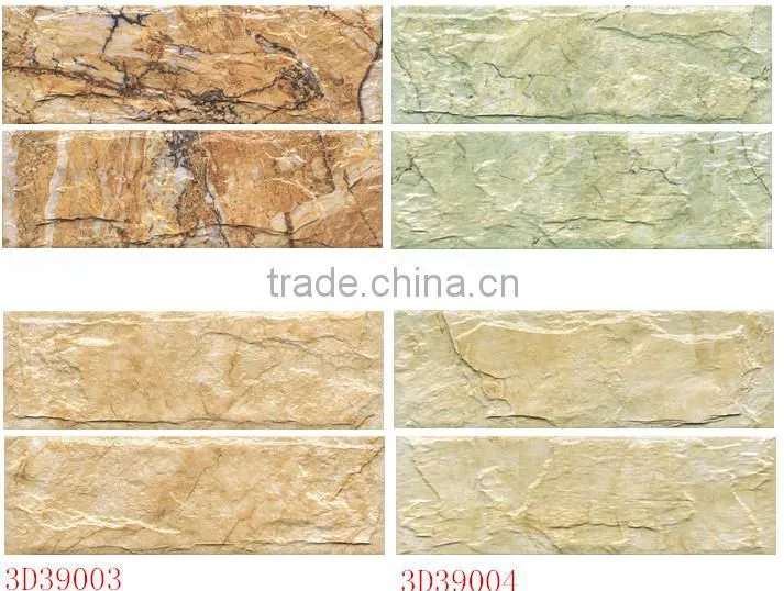 3D inkjet exterior wall decorative tile/villa decoration