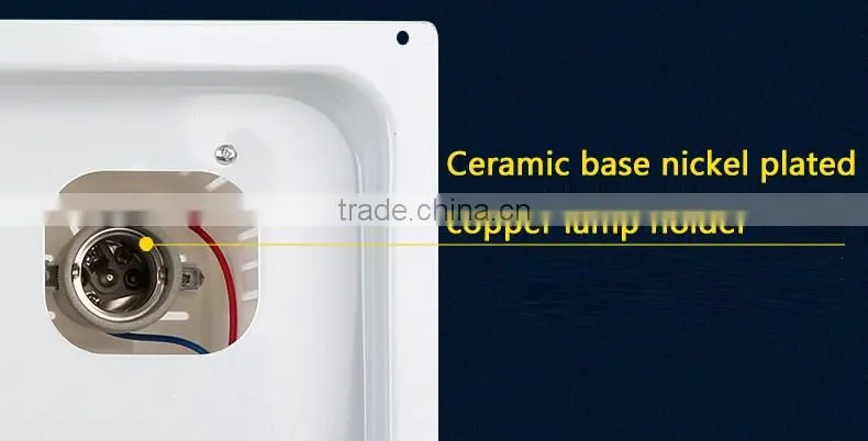 Ceiling Air-heating PTC ceramic Bathroom heater with 4 infrared lamps DHL306-01