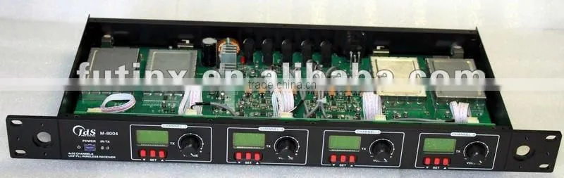 OKMIC UHF/PLL 4 Channel Conference Room Microphone System