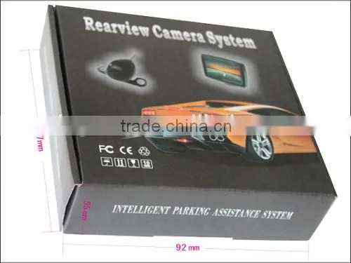 3.5"monitor wireless rear view camera with two way video input