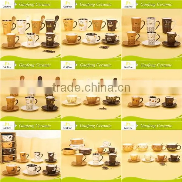 coffee cup and saucer ,ceramic mug