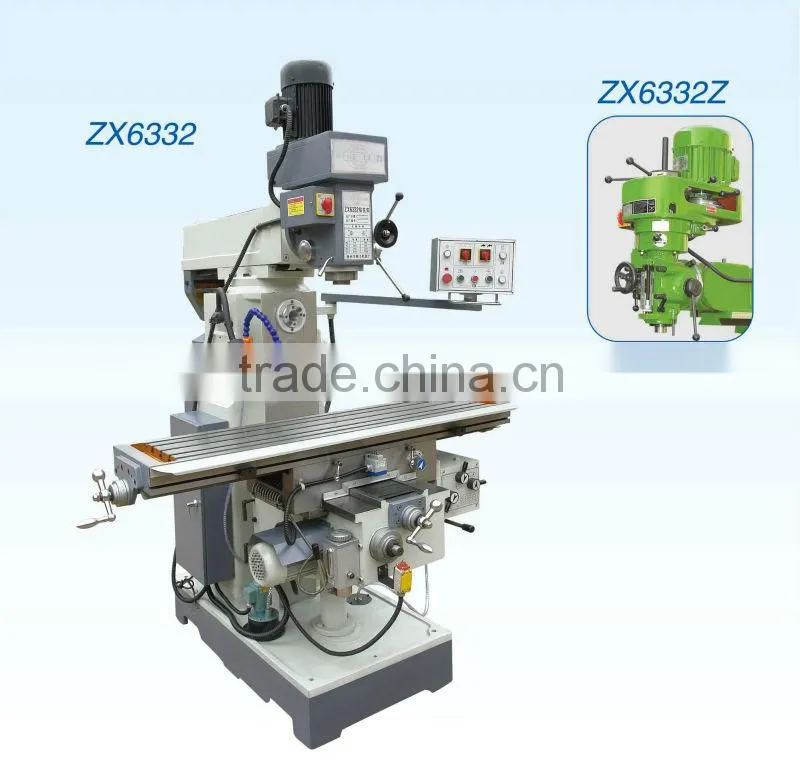 Drilling and Milling Machine ZX6332(Vertical and Horizontal)high precision