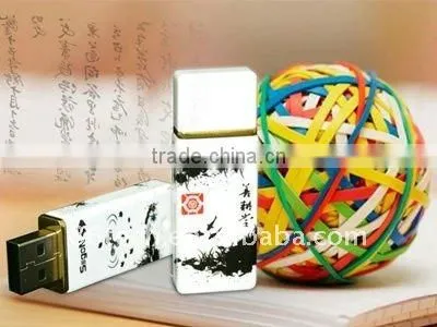China style christmas gift usb ceramic usb flash drive 2.0