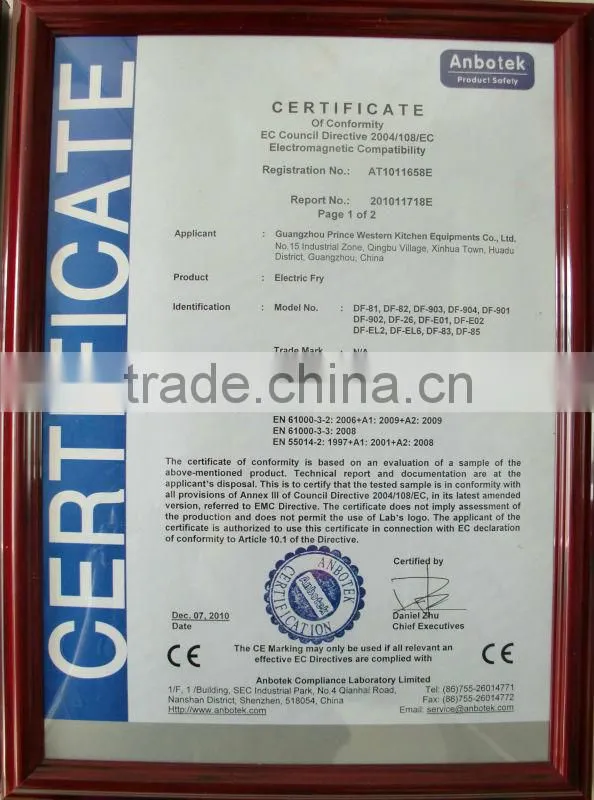 CHINA hot sale 40l Stainless Steel Heavy Duty Industrial Electric Fryer