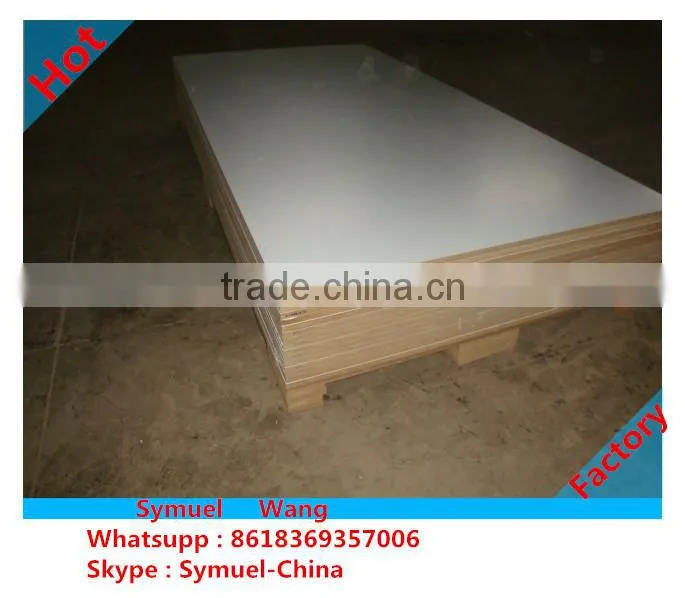 Hot sales 18mm Chinese UV chipboard / particle board / plywood sheet for kicken