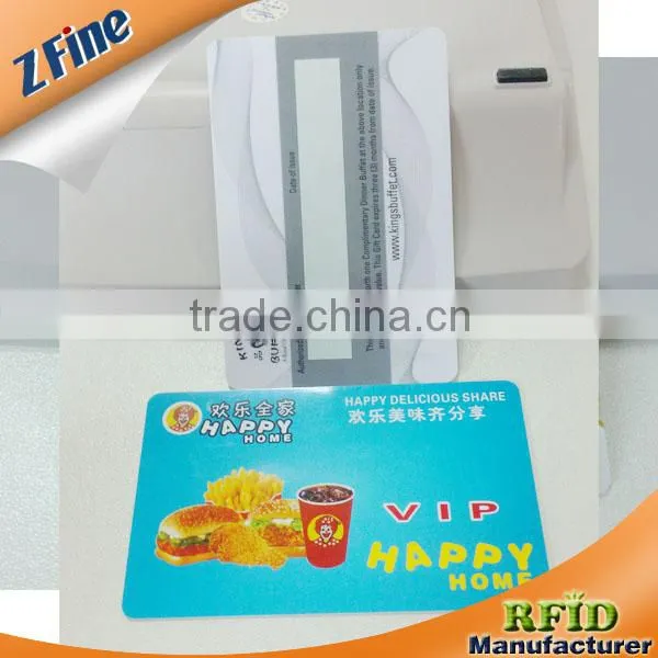 Elegant printed business card/ printed pvc card manufacturer