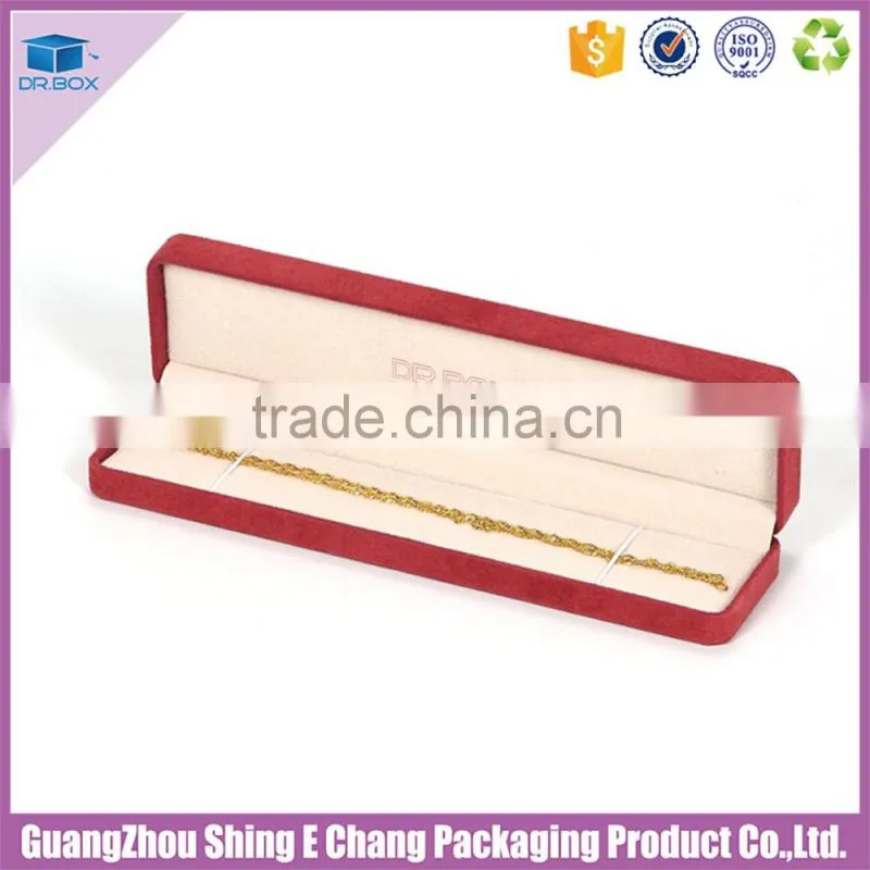 New product rectangular custom made necklace jewelry packing box with your logo