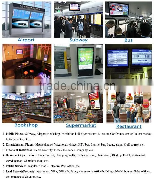 High quality lcd digital signage signs