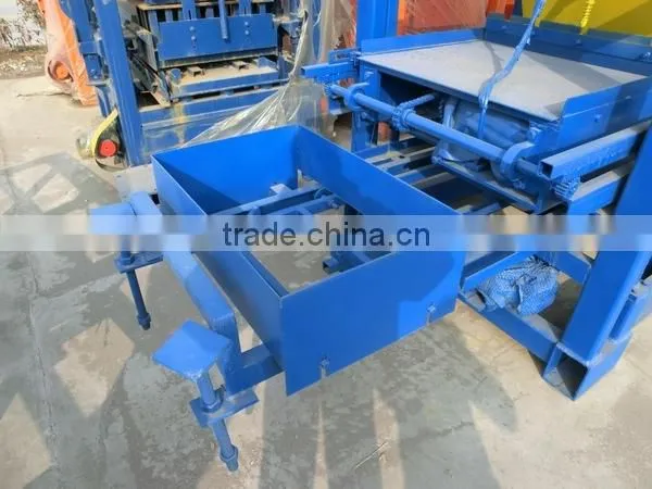 QT4-25 Hydraulic Plants Concrete Hollow block making machinery with PLC control box