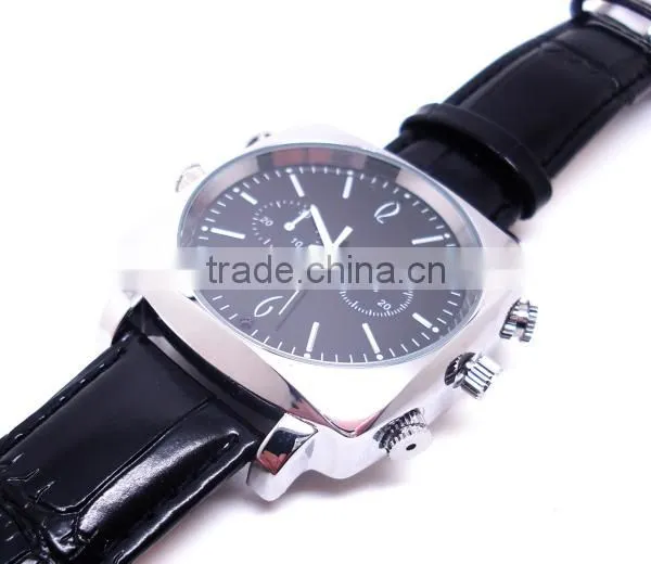720P HD cam video audio recorder waterproof mini dvr wrist watch live spy camera hidden