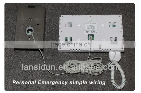 2016 Lansidun color video door phone for villa