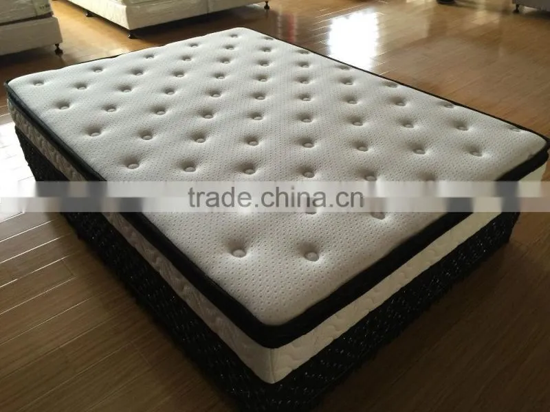 Holiday inn hotel bedroom furniture pocket spring mattress