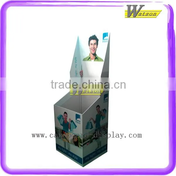 Supermarket Promotion Dump Bin Paper Floor Snack Display