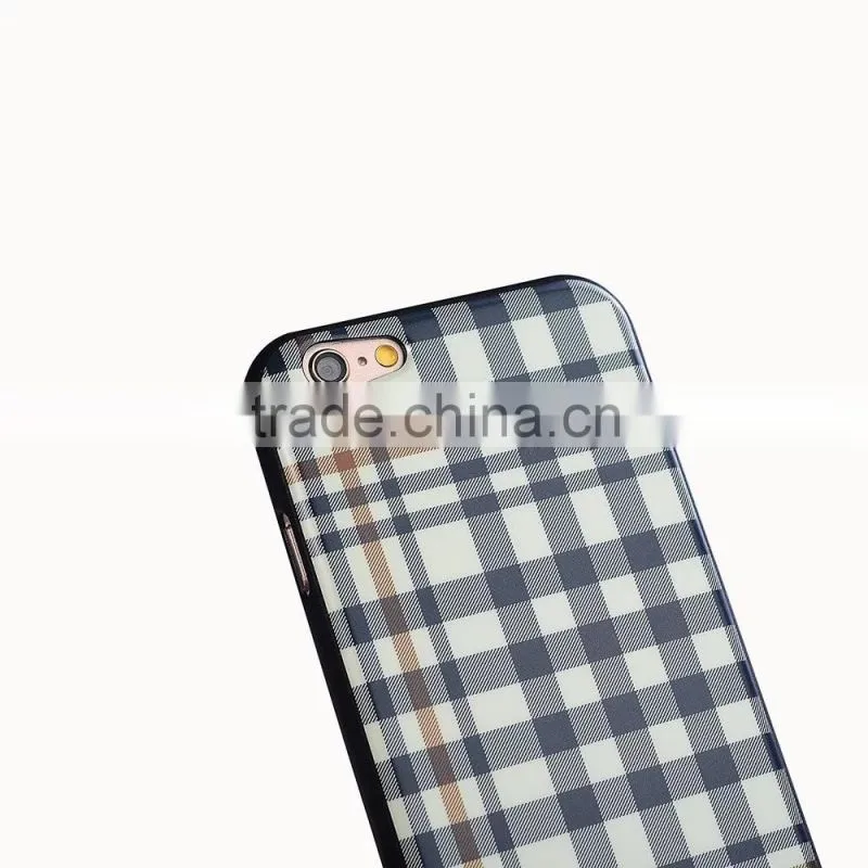 SLD Grid Graid England Style Shockproof Soft TPU Rubber Back Cover Case for Samsung S7 Edge S7 S6 edge Plus S6 edge S6 MT-5805